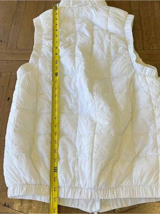 Free People Movement Piper Packable Puffer Vest Women’s Medium White Lightweight - Picture 10 of 12